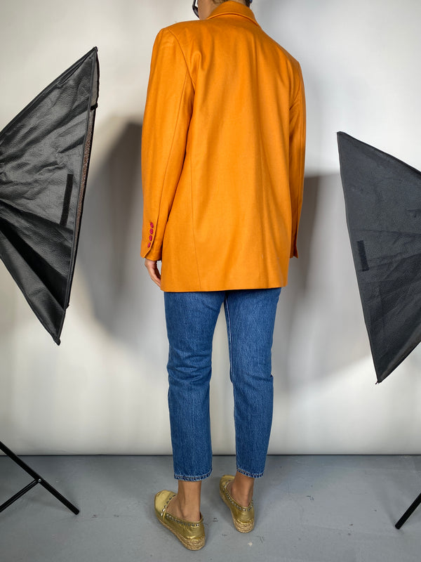 Blazer Naranjo Lana