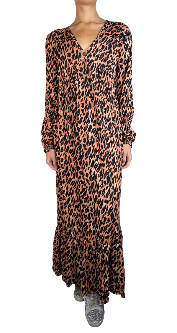 Vestido Maxi Animal Print