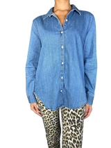 Blusa Estilo Denim
