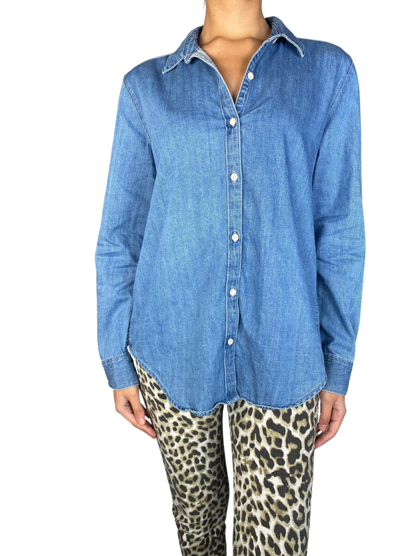 Blusa Estilo Denim