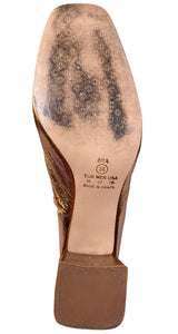 Botines Gold Cuero