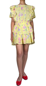 Vestido Amarillo Flores