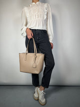 Cartera Beige