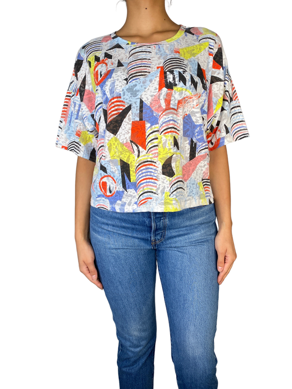 Polera Estampada Multicolor