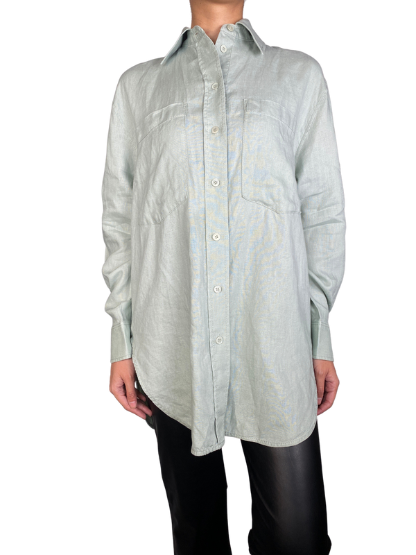 Blusa Lino Gris