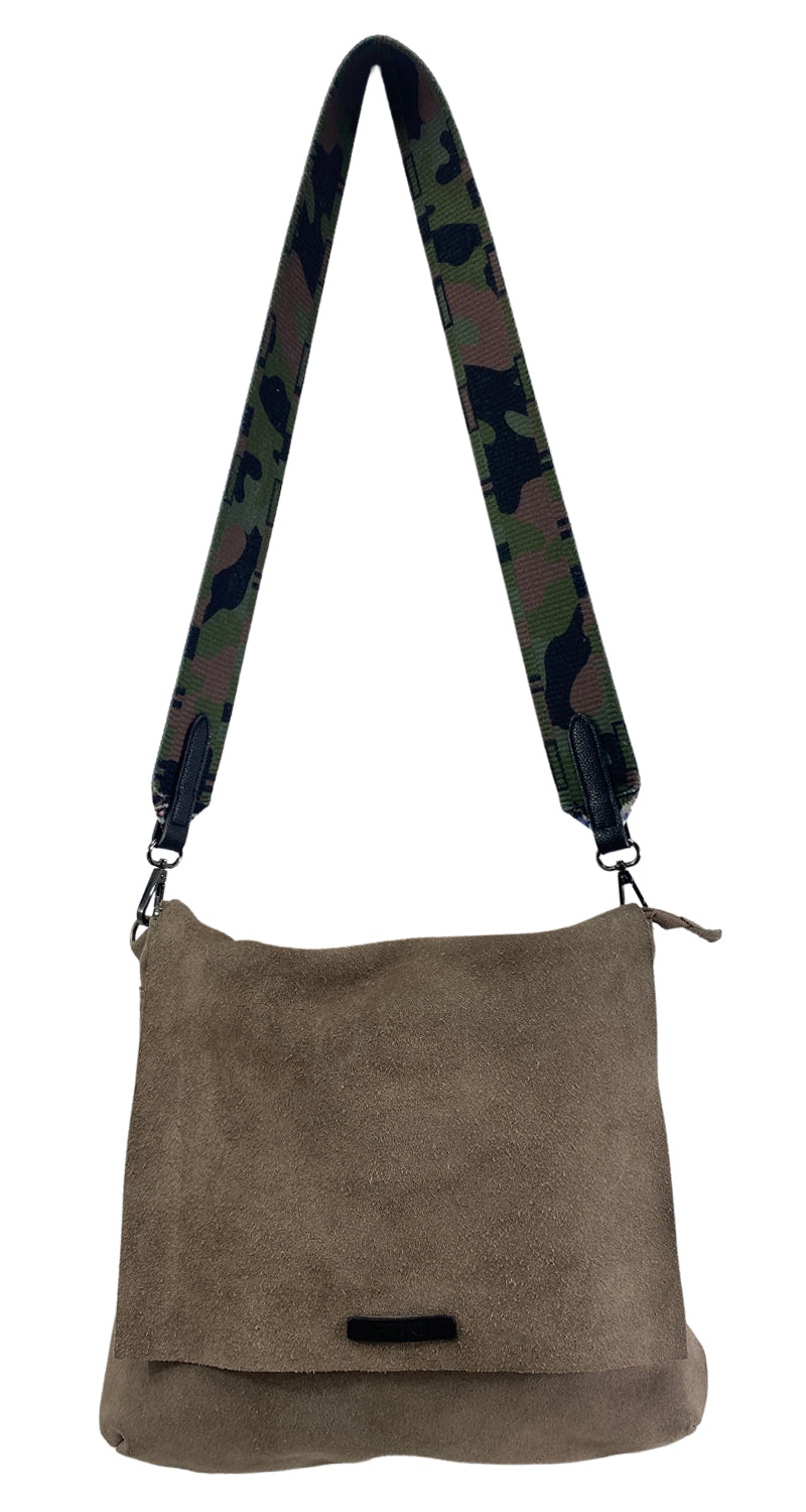 Bolso Gamuza Cuero