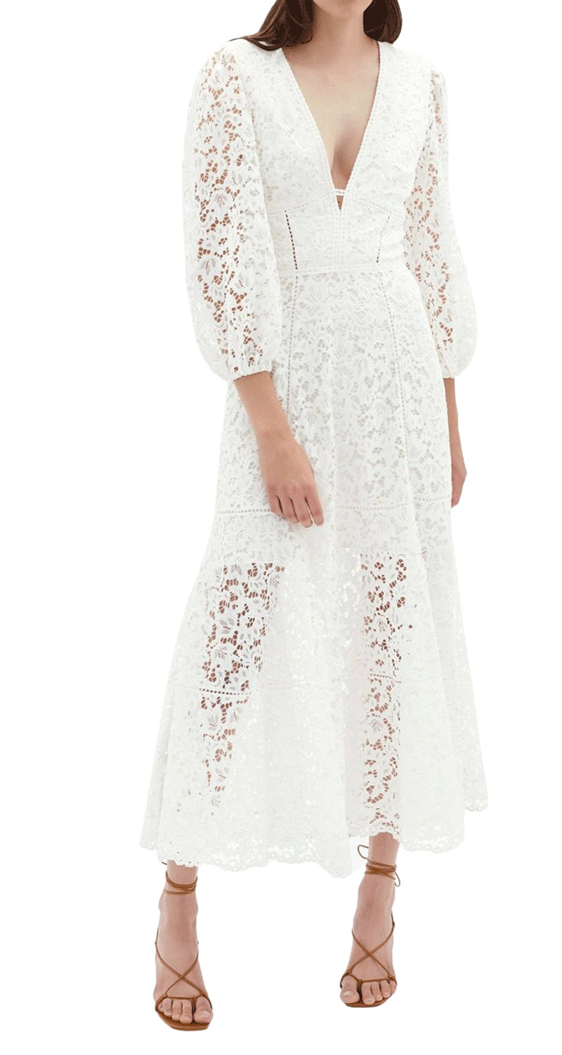 Lara Lace Midi Dress