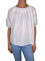 Blusa Cuello Redondo Blanco