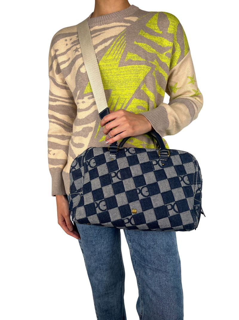 Bandolera Denim Monogram
