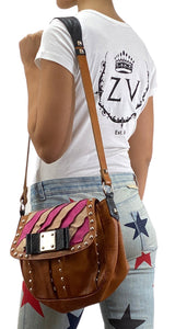 Cartera Cuero Café