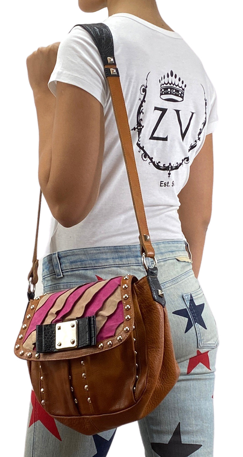 Cartera Cuero Café