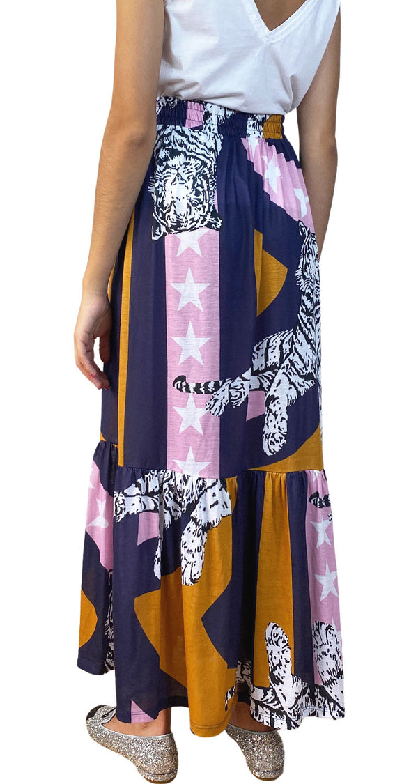 Falda Maxi Morada