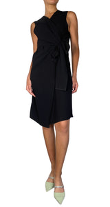 Vestido Wrap Negro