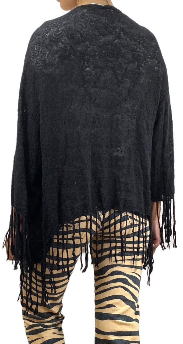 Sweater Negro Tejido