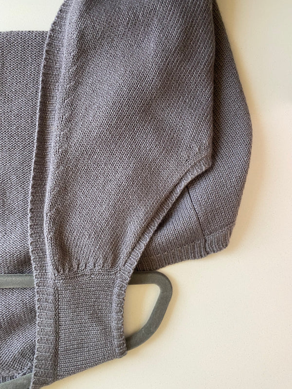 Sweater Gris Sin Mangas