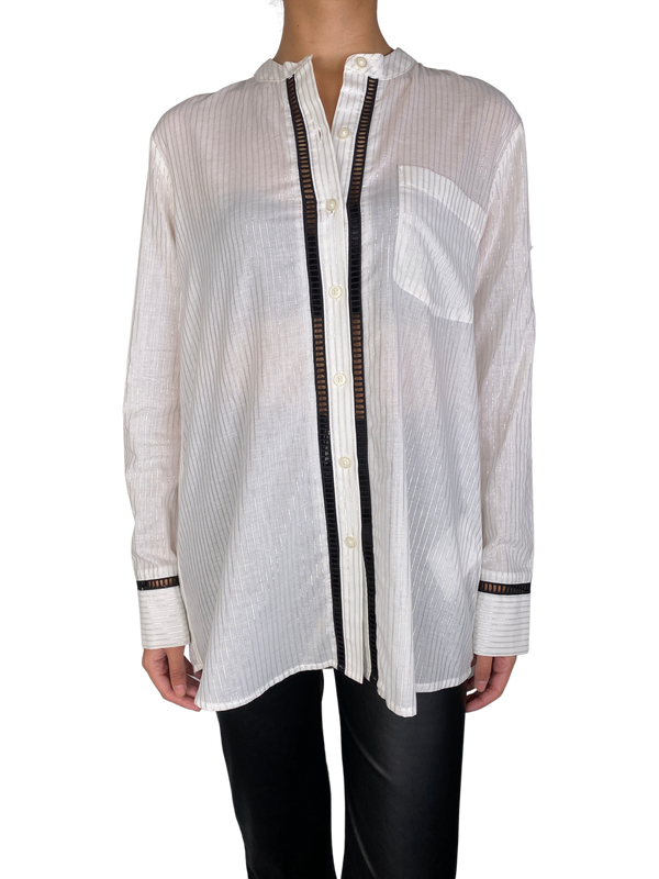 Blusa con Hilos Metalizados