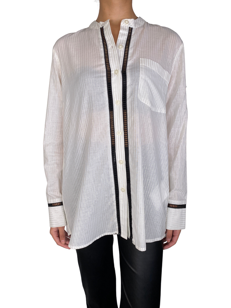 Blusa con Hilos Metalizados