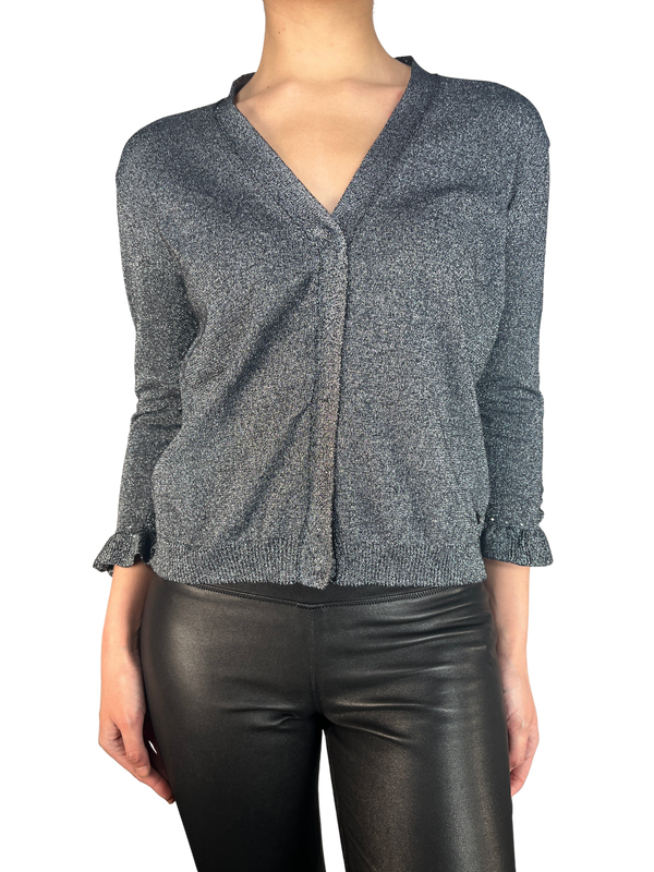 Sweater Green Fibras Metalicas