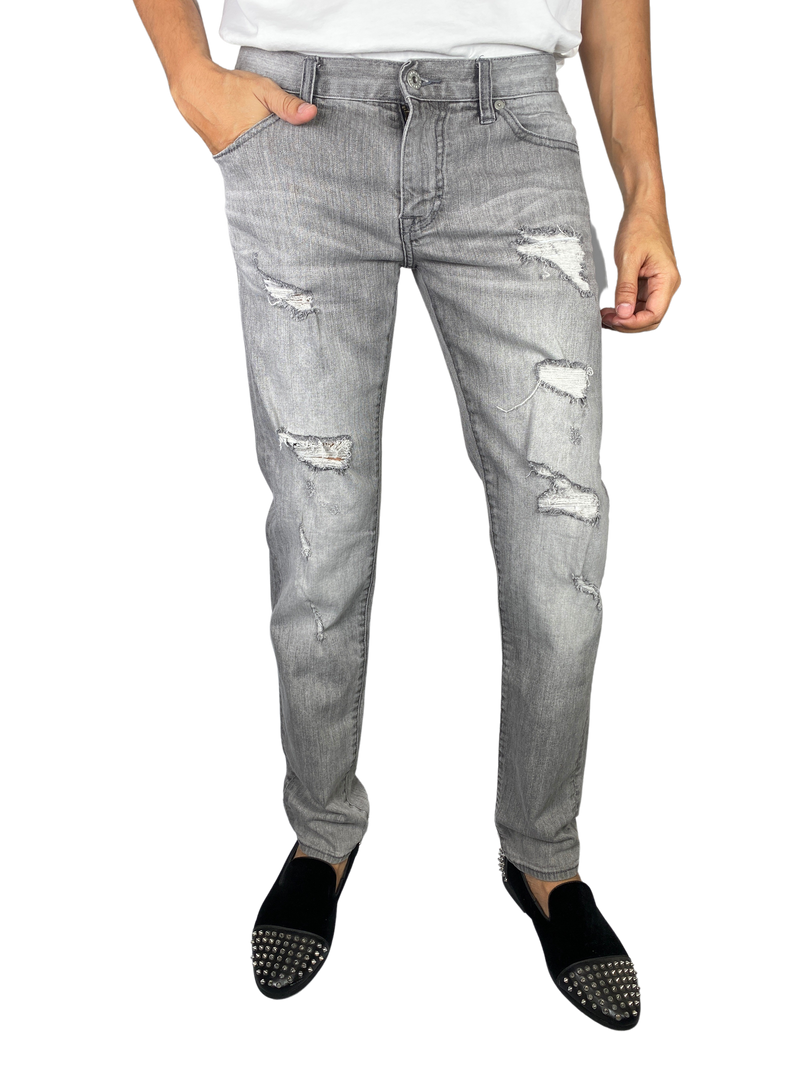 Jeans Slim Fit Gris