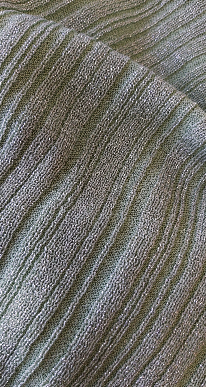 Vestido Verde Menta Lurex