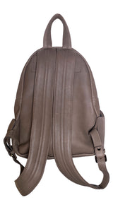 Mochila Cuero Café