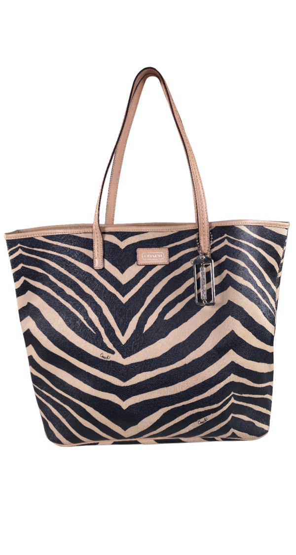 Cartera Cebra Cuero