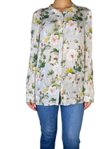 Blusa Seda Floreada