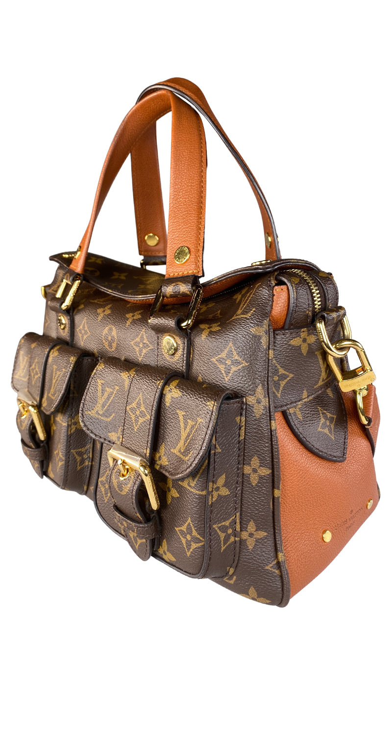 Cartera Monogram Cuero