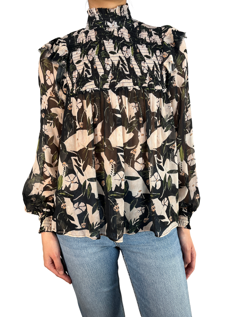 Blusa Art Flowers