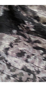 Blusa Seda Alforzas Negro