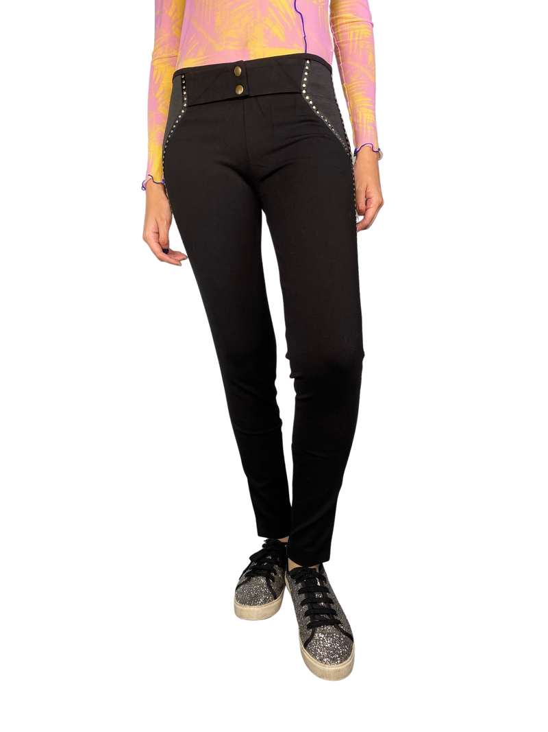 Leggings Negro Tachas