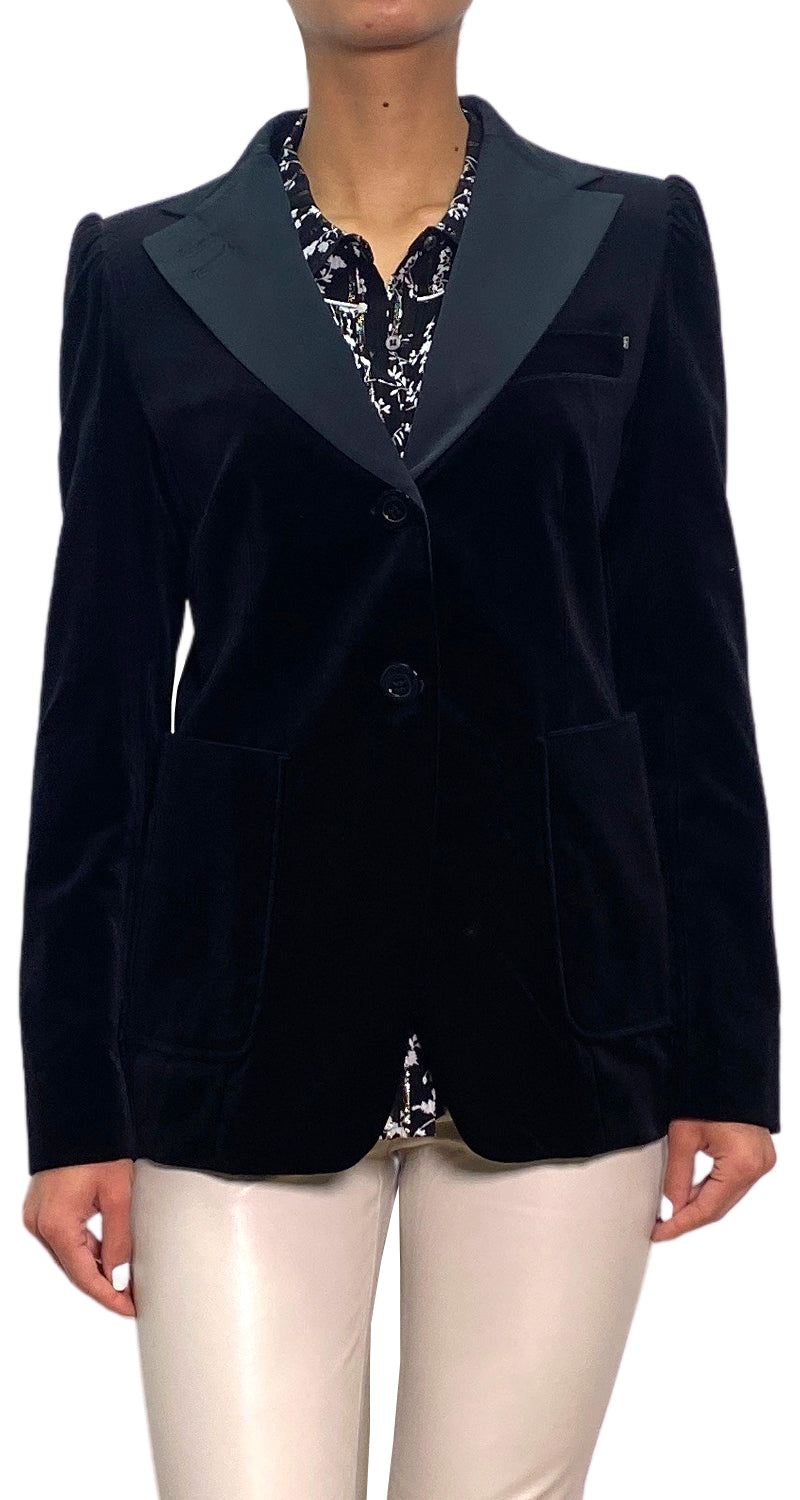Blazer Negro Velvet