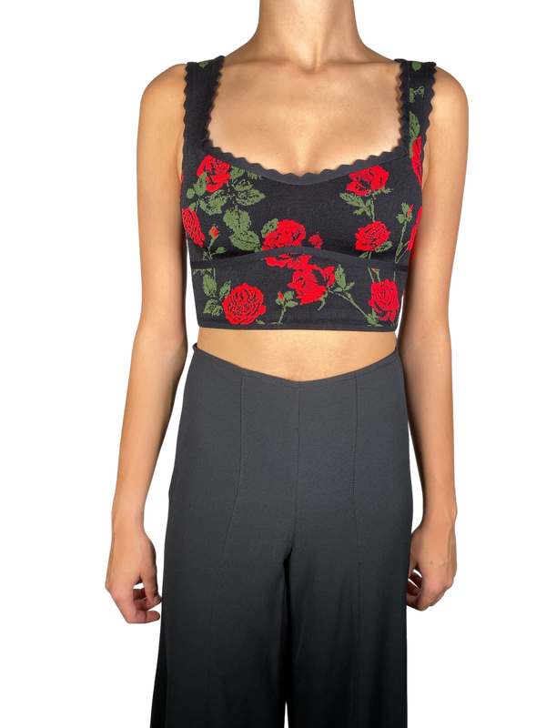 Crop Top Rosas