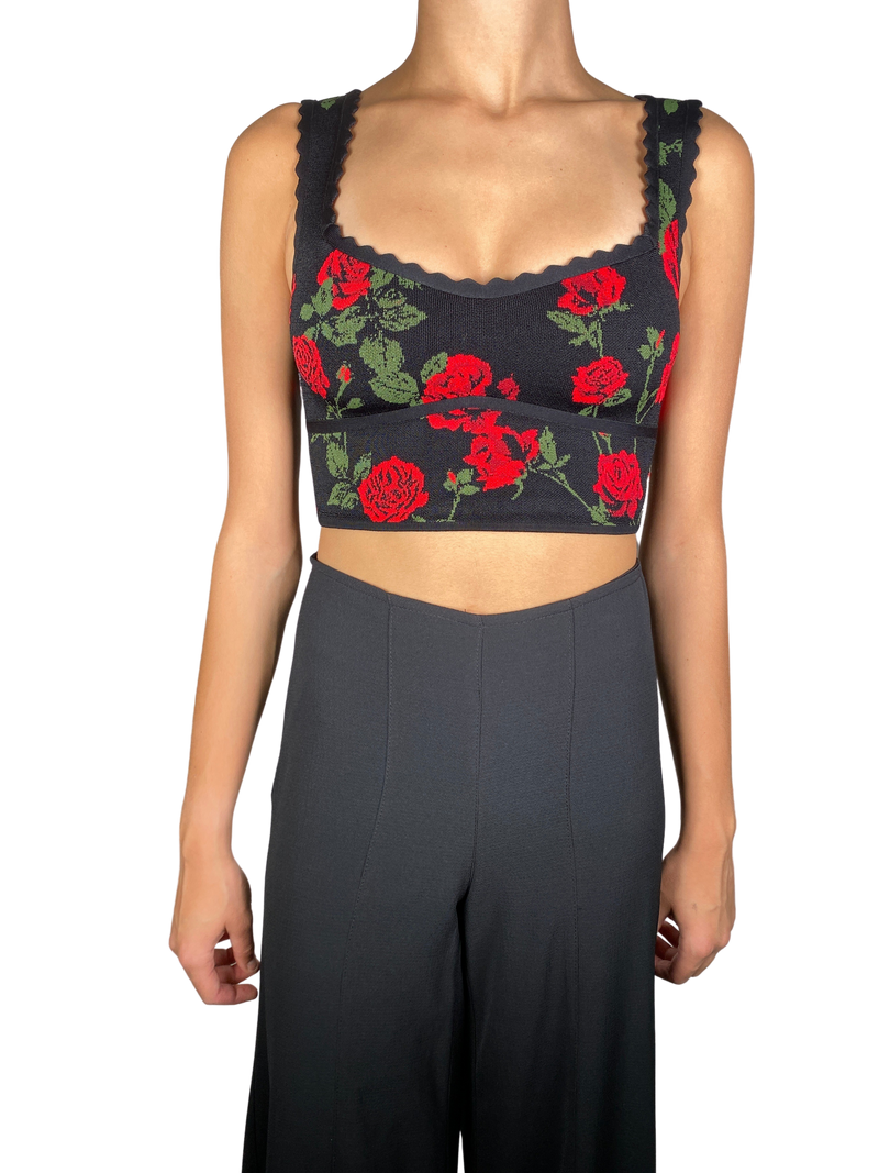 Crop Top Rosas