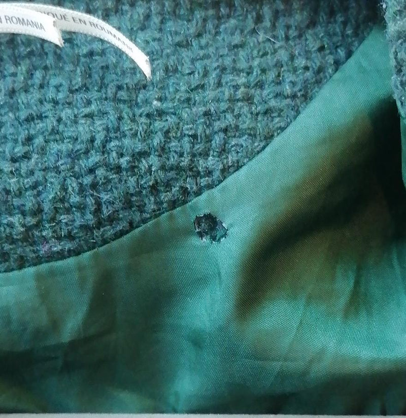 Abrigo Con Pelaje Sintético en Cuello