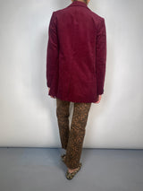 Blazer Cotelé Burdeo