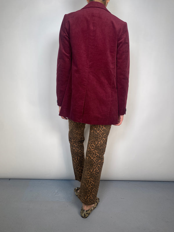 Blazer Cotelé Burdeo