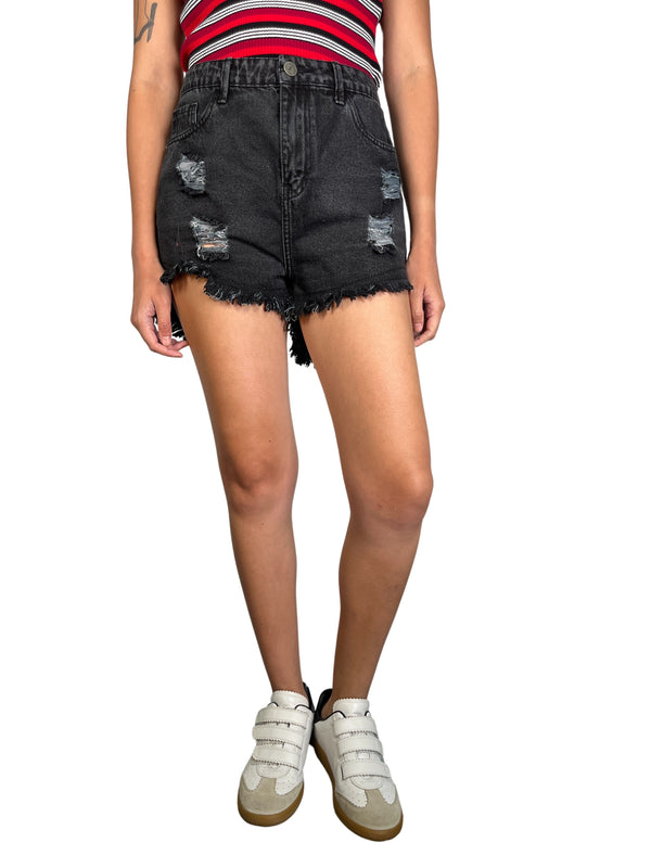 Shorts Denim Black