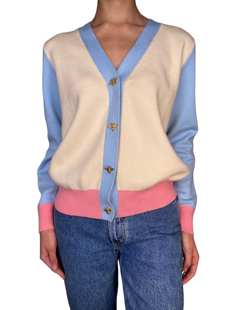 Sweater Broches Dorados