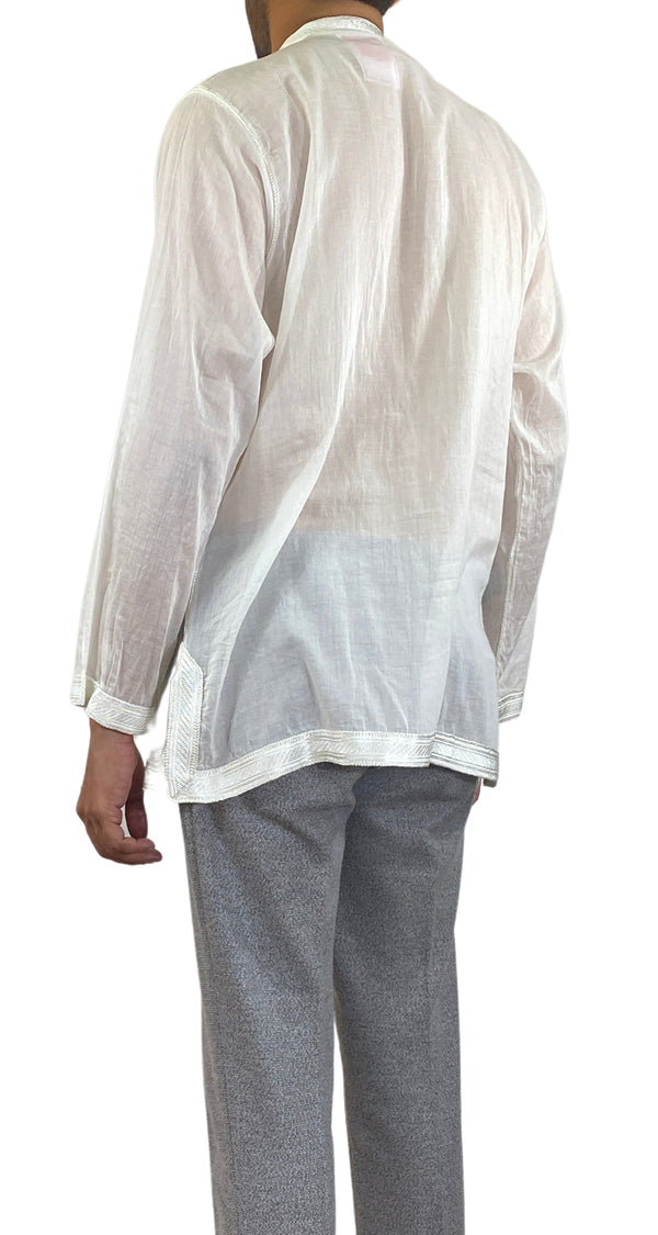 Camisa Blanca Traslúcida