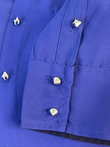 Blusa Traslúcida Azul