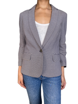 Blazer Rayas Azules y Blancas