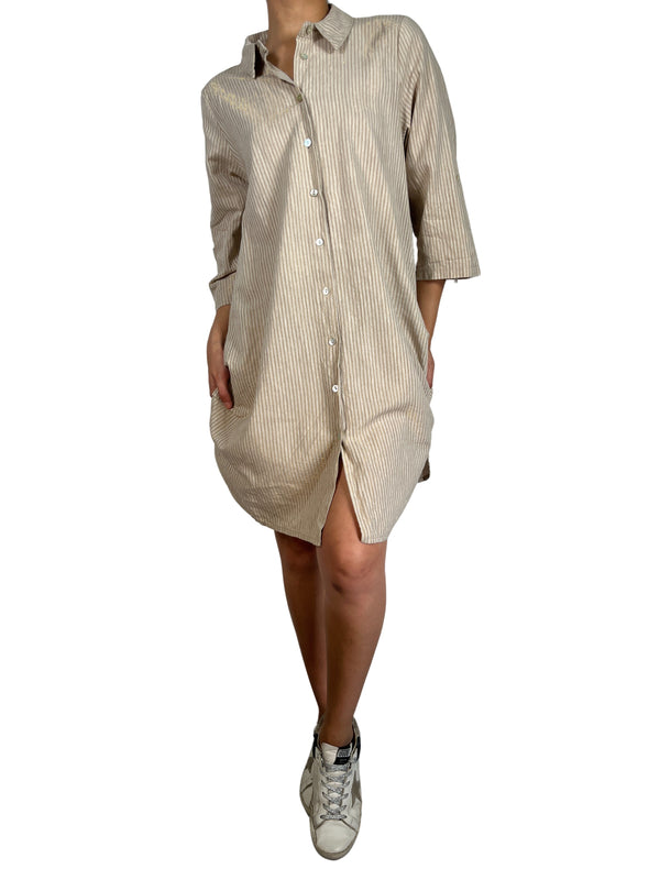 Vestido Camisero Lino