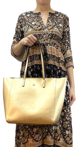 Cartera Tote Bag Dorada