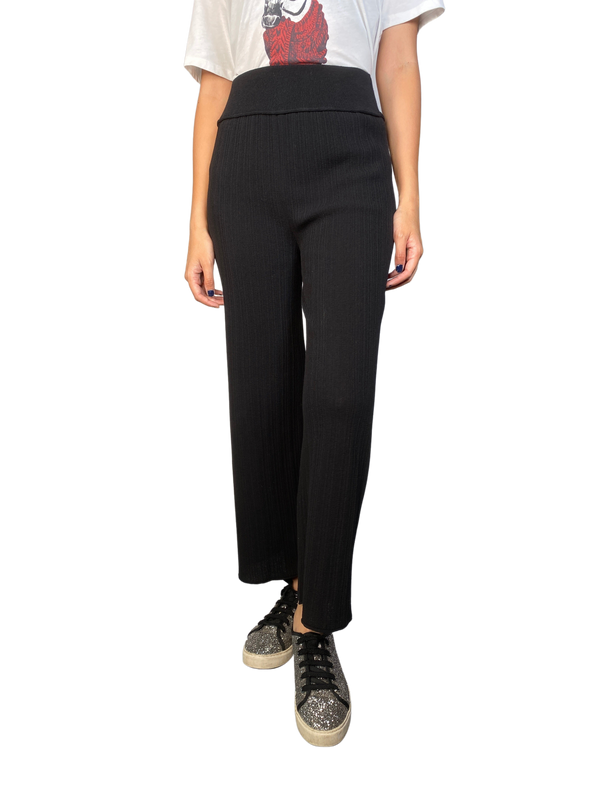 Pantalón Rib Negro