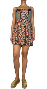 Vestido Mini Estampado Floral