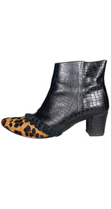 Botines Punta Animal Print