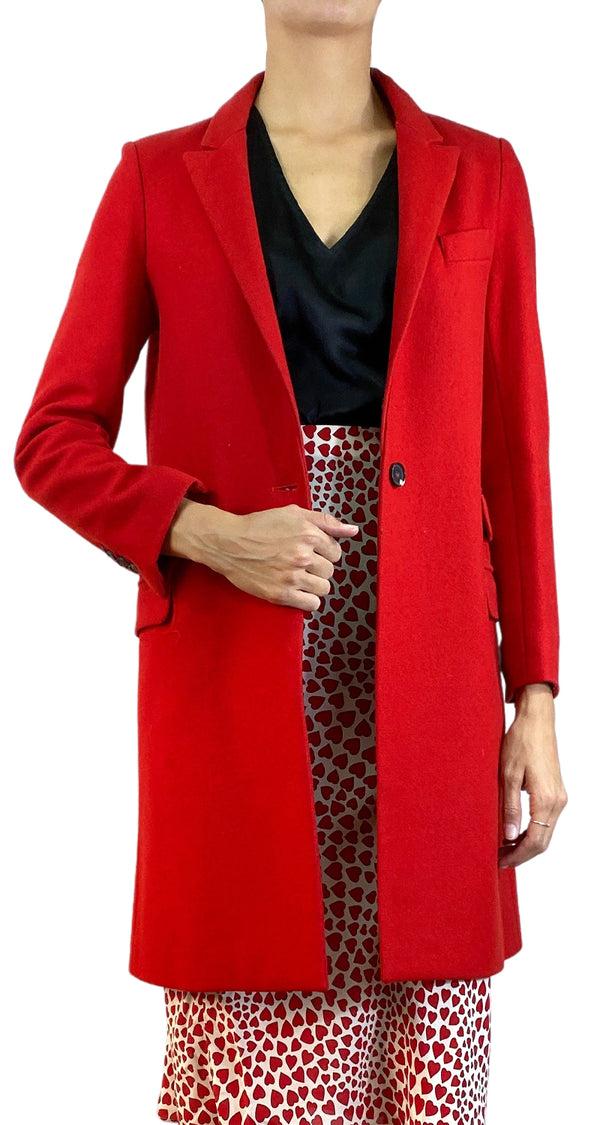 Abrigo Rojo Lana