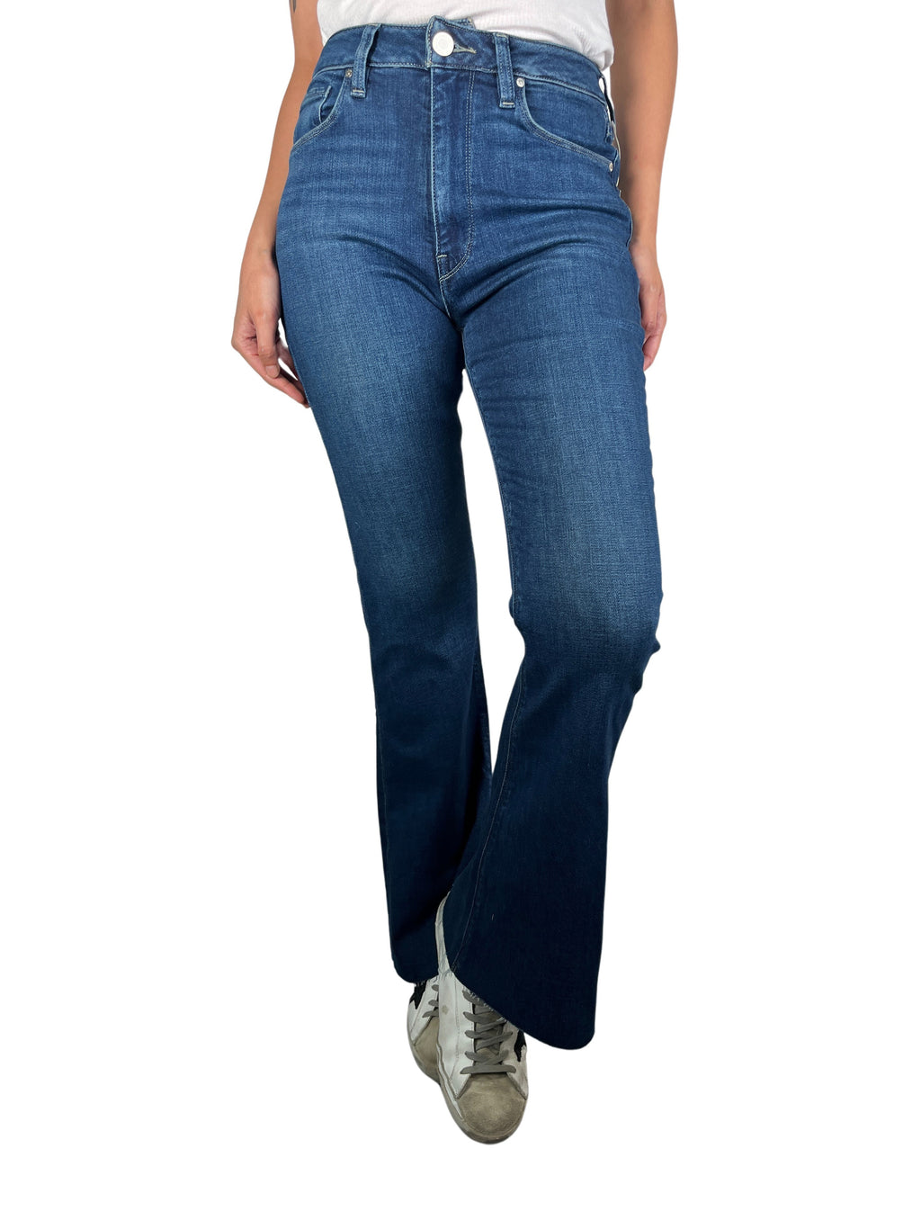 Holly High-Rise Flare Barefoot Jean