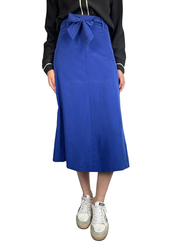 Falda Azul Lazo
